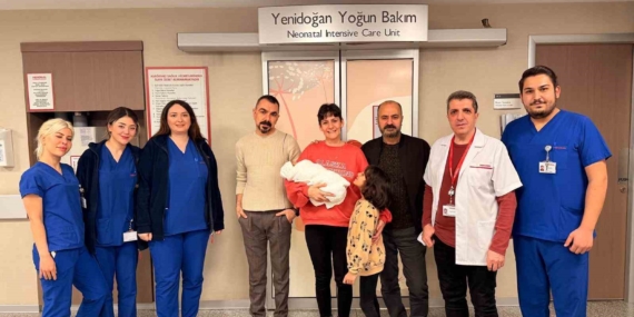 Prematüre doğan Zin, 51 gün sonra sağlığına kavuşarak taburcu edildi