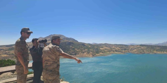 Dicle Kaymakamı Atış ve İlçe Jandarma Komutanı Koca üs bölgesini ziyaret etti