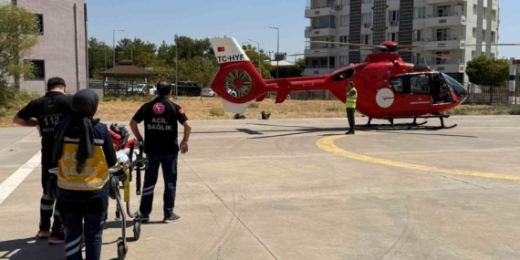 Çermik’te Kalp Krizi Şeklinde Acil Taşıma: Yaşlı Hasta Gazi Yaşargil’e sevk edildi