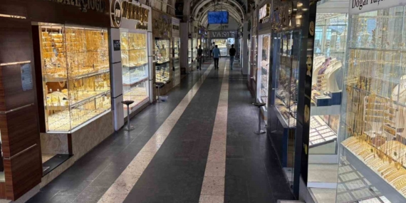 Diyarbakır Kuyumcular Çarşısında Altın Fiyatları Nedeniyle İşler Durgunlaştı