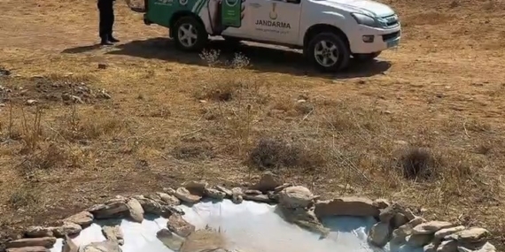 Susuz Kalmaya Karşı Doğaya Duyarlı Müdahale: Van İl Jandarma Komutanlığı Timi Mini Su Havuzlarıyla Destek Sağlıyor