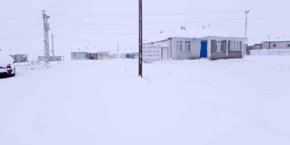 Aşkale’de Kar Hem Belediye Hem Köyleri Beyaza Bürüdü: Fotoğraflarla Anırenklenen Sabah