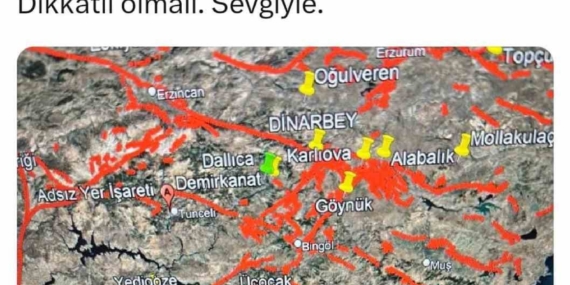 Hani Depremi Sonrası Uzman Uyarısı: Fay Zonunda Stres Biriktirdiğini Belirtiyor