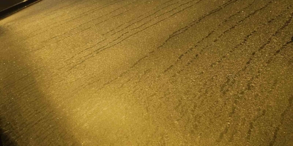 Elazığ’da Soğuk Gece: Camlar Buz Tutarken Aracılar İçin Uyarılar