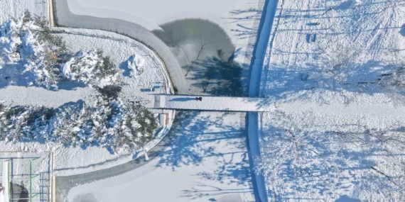 Muş’ta Eksi 28 Derece: Donmuş Göletler ve Karla Dolu Bir Gece