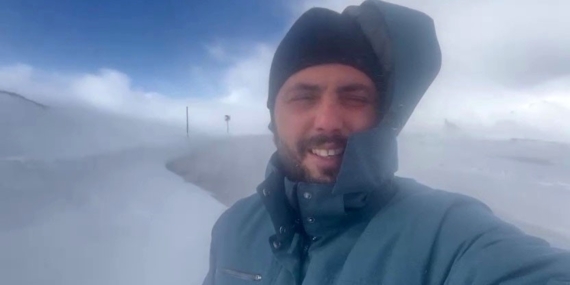 Palandöken Geçidi’nde Kar ve Tipi Ulaşımı Zorlu Hale Getirdi: Sürücüler Dikkatli Olsun