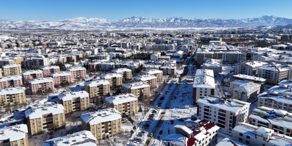 Bingöl’de Kar Sonrası Dron Görüntülerinde Kartpostallık Anlar