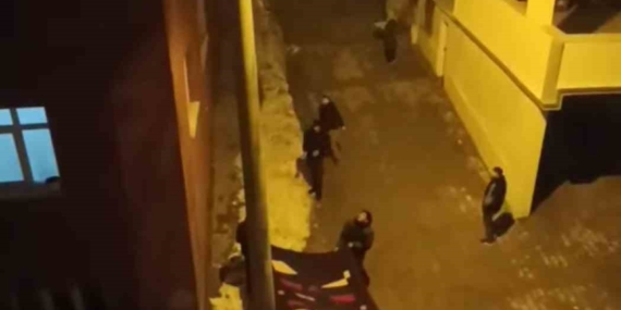 Damdan Düşen Kedinin İkazı ve Mahallelinin Kurtarma Eve Desteği