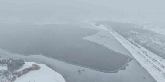 Elazığ’da Kar Sonrası Dondurucu Hava ve Cip Barajı Gölü’nde Buzlanma