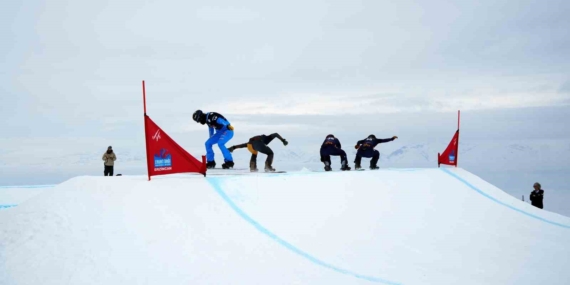 Ergan Dağı’nda Snowboard Cross Avrupa Kupası Heyecanı Başladı: Avrupa’dan 100’ün Üzerinde Sporcu Hazırlıkta