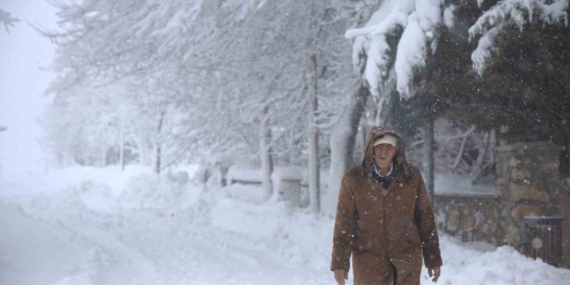 Harput’ta Kar Yağışı: Şehrin Tarihi Dokusu Beyaza Büründü