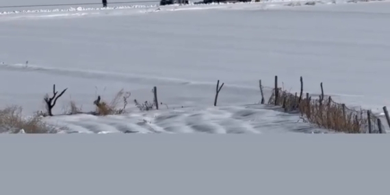Karlı Zeminde Takviye: Köylülerin Traktörle Müdahalesiyle Ambulans Kurtarıldı