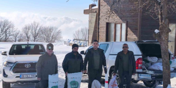 Siirt’te Kış Koşullarında Yaban Hayatını Desteklemek İçin Besin Dağıtımı