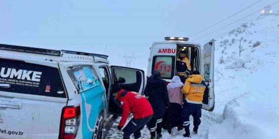 Zorlu Kış Koşullarında Diyarbakır 112 ve UMKE Ekiplerinin Özverili Müdahalesi