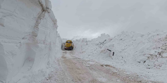Başkale’de Karla Mücadele: Ekipler Saatler Boyunca Yol Açmaya Çalışıyor