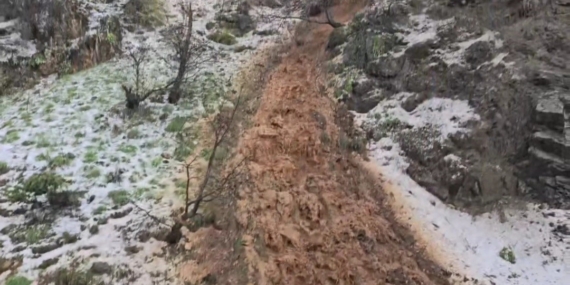 Munzur Vadisi’nde Sağanak ve Dolu Sonrası Ani Sel Olayı