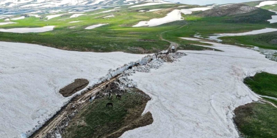 Norduz Yaylalarında Yaz Sezonu Karla Mücadele ve Ulaşım Açılması