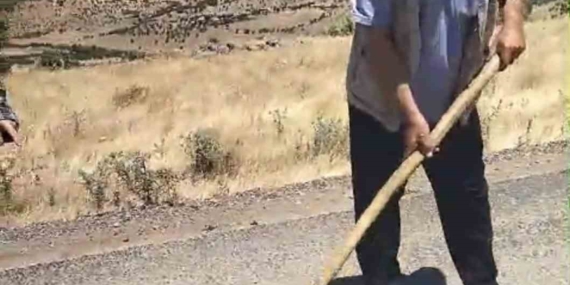 Pamuklu Mahalle Yolu Onarımı: Mahalle Sakinlerinden Dayanışma