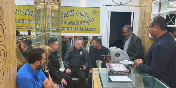 DİKO ve Emniyet Müdürü, Kuyumcu Ziyaretinde Şüpheli Tehditlere Dair Görüş Birliği Sağladı