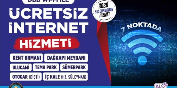 Diyarbakır’da Ücretsiz Wi‑Fi Ağı 7 Noktaya Ulaştı ve Güvenli Erişim Sağlanıyor
